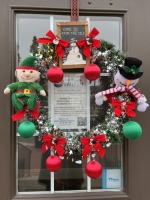 Elf and Snowman Winter Wonderland