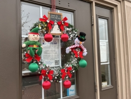 Elf and Snowman Winter Wonderland